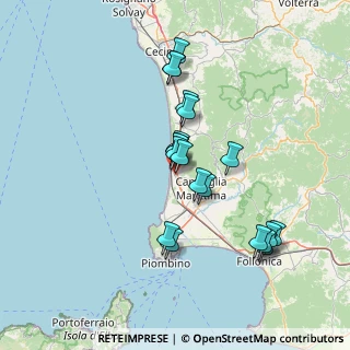 Mappa Via Archimede, 57027 San Vincenzo LI, Italia (13.335)