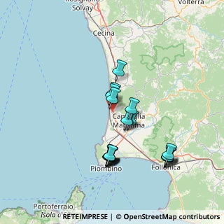 Mappa Via Archimede, 57027 San Vincenzo LI, Italia (14.481)