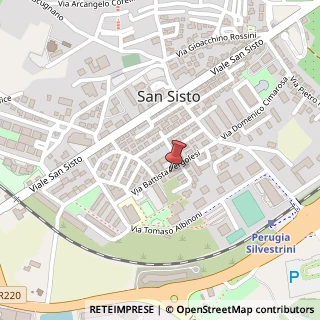 Mappa Via Giovanni Battista Pergolesi, 55, 06132 Perugia, Perugia (Umbria)