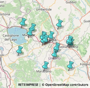 Mappa Via Vincenzo Bellini, 06132 Perugia PG, Italia (12.42118)