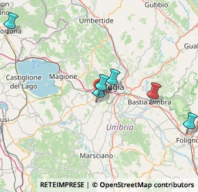 Mappa Via Vincenzo Bellini, 06132 Perugia PG, Italia (36.01273)