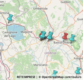 Mappa Via Vincenzo Bellini, 06132 Perugia PG, Italia (31.10118)