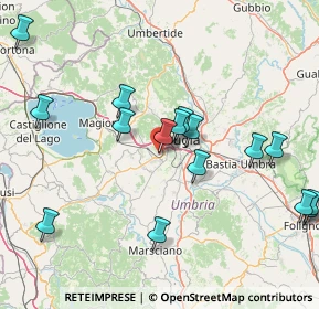 Mappa Via Vincenzo Bellini, 06132 Perugia PG, Italia (18.22)