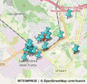 Mappa Via Vincenzo Bellini, 06132 Perugia PG, Italia (0.78)