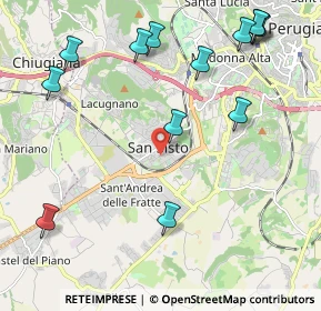 Mappa Via Vincenzo Bellini, 06132 Perugia PG, Italia (2.71)