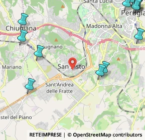 Mappa Via Vincenzo Bellini, 06132 Perugia PG, Italia (3.59)