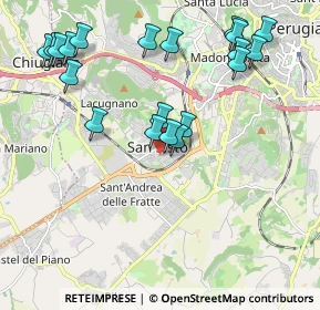 Mappa Via Vincenzo Bellini, 06132 Perugia PG, Italia (2.3285)