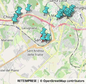 Mappa Via Vincenzo Bellini, 06132 Perugia PG, Italia (2.60778)