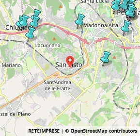 Mappa Via Vincenzo Bellini, 06132 Perugia PG, Italia (3.7775)