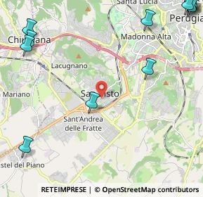 Mappa Via Vincenzo Bellini, 06132 Perugia PG, Italia (3.77385)