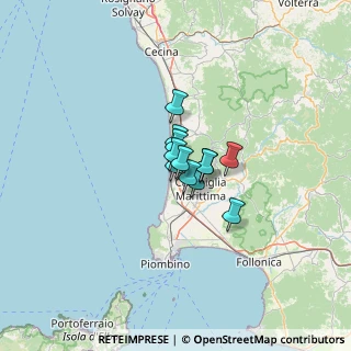 Mappa Via Pitagora, 57027 San Vincenzo LI, Italia (5.56917)