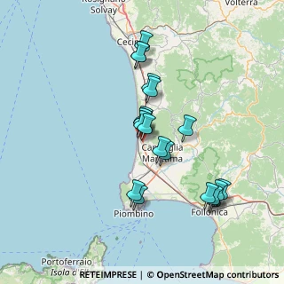 Mappa Via Pitagora, 57027 San Vincenzo LI, Italia (13.2895)