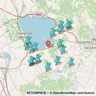 Mappa Via del Girasole, 06063 Magione PG, Italia (7.69421)
