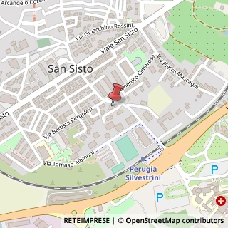 Mappa Via Gaetano Donizetti, 53, 06132 Perugia, Perugia (Umbria)