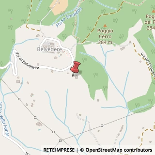 Mappa Via Belvedere, 93A, 57028 Suvereto, Livorno (Toscana)