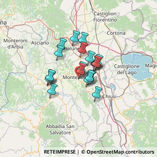Mappa Via del Prato, 53045 Montepulciano SI, Italia (9.6395)