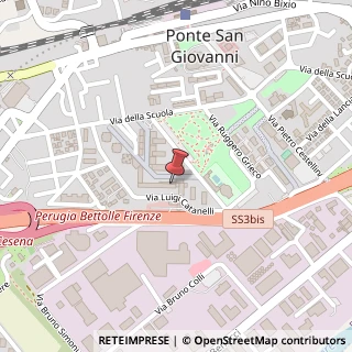 Mappa Via Luigi Catanelli, 70, 06135 Perugia, Perugia (Umbria)