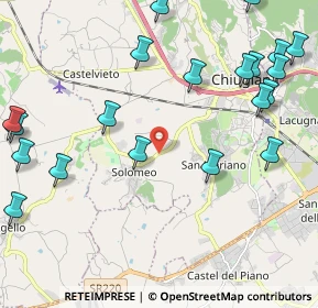 Mappa Via Luigi Bazzucchi, 06073 Corciano PG, Italia (2.892)