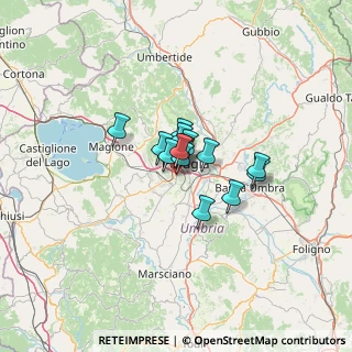 Mappa Via Ariodante Barteri, 06128 Perugia PG, Italia (6.87071)