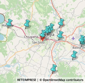 Mappa Via Ariodante Barteri, 06128 Perugia PG, Italia (8.515)