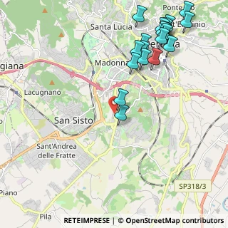 Mappa Via Ariodante Barteri, 06128 Perugia PG, Italia (2.7445)