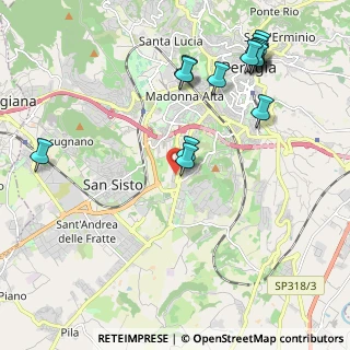 Mappa Via Ariodante Barteri, 06128 Perugia PG, Italia (2.54143)