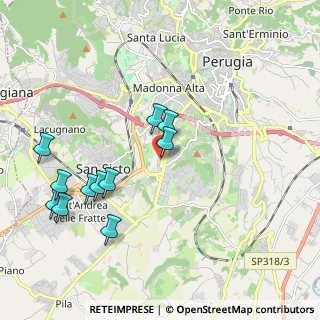Mappa Via Ariodante Barteri, 06128 Perugia PG, Italia (2.19364)