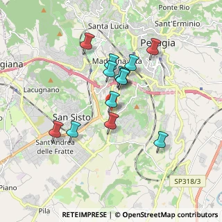 Mappa Via Ariodante Barteri, 06128 Perugia PG, Italia (1.56385)