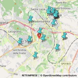 Mappa Via Ariodante Barteri, 06128 Perugia PG, Italia (2.4275)
