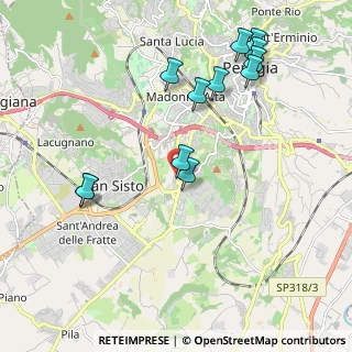 Mappa Via Ariodante Barteri, 06128 Perugia PG, Italia (2.27083)