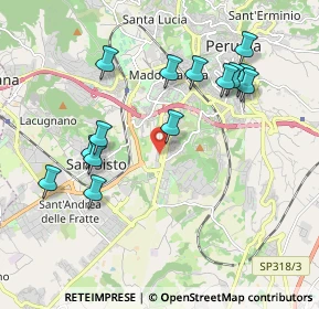 Mappa Via Ariodante Barteri, 06128 Perugia PG, Italia (2.07714)
