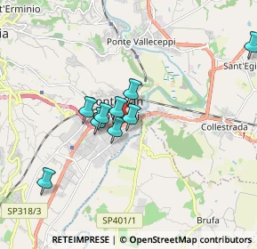 Mappa Via Alessandro Volta, 06010 Perugia PG (2.50538)