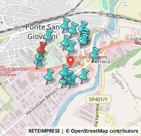 Mappa Via Alessandro Volta, 06010 Perugia PG (0.3645)