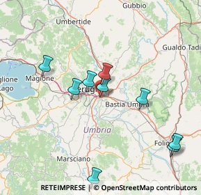 Mappa Via Alessandro Volta, 06010 Perugia PG (22.86692)