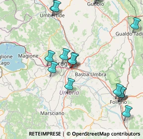 Mappa Via Alessandro Volta, 06010 Perugia PG (19.8625)