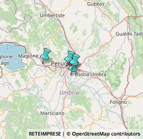 Mappa Via Alessandro Volta, 06010 Perugia PG (42.07364)