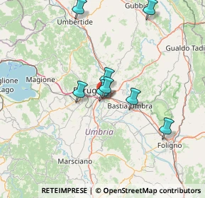 Mappa Via Alessandro Volta, 06010 Perugia PG (32.8575)