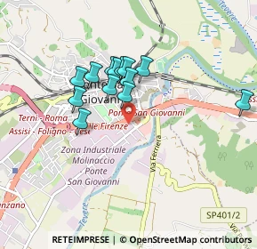 Mappa Via Alessandro Volta, 06010 Perugia PG (0.74923)