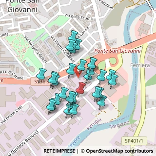 Mappa Via Alessandro Volta, 06010 Perugia PG, Italia (0.2)