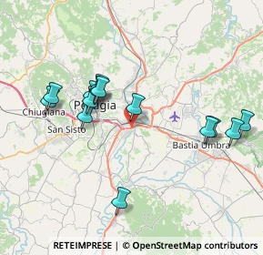 Mappa Via Alessandro Volta, 06010 Perugia PG (7.89786)