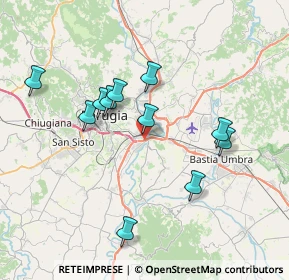 Mappa Via Alessandro Volta, 06010 Perugia PG (7.24636)