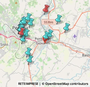 Mappa Via Alessandro Volta, 06010 Perugia PG (4.2055)