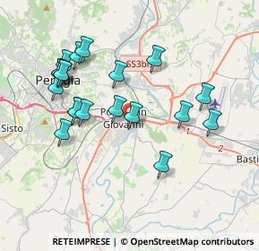 Mappa Via Alessandro Volta, 06010 Perugia PG (3.944)