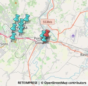 Mappa Via Alessandro Volta, 06010 Perugia PG (3.65636)