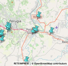 Mappa Via Alessandro Volta, 06010 Perugia PG (6.17643)