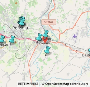 Mappa Via Alessandro Volta, 06010 Perugia PG (5.49071)