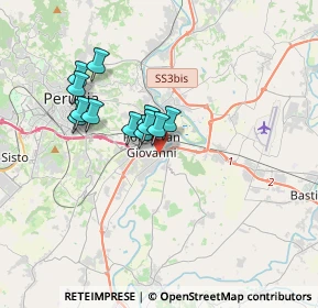 Mappa Via Alessandro Volta, 06010 Perugia PG (2.8175)