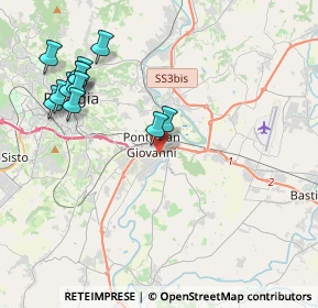 Mappa Via Alessandro Volta, 06010 Perugia PG (4.68917)