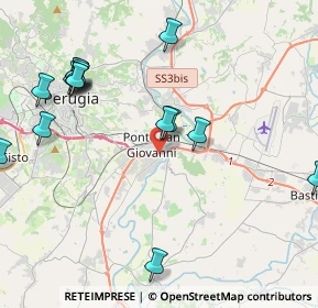 Mappa Via Alessandro Volta, 06010 Perugia PG (5.51824)