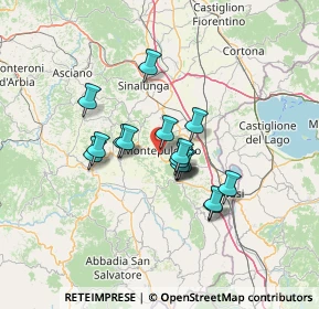 Mappa Strada per Chianciano, 53045 Montepulciano SI, Italia (10.04059)